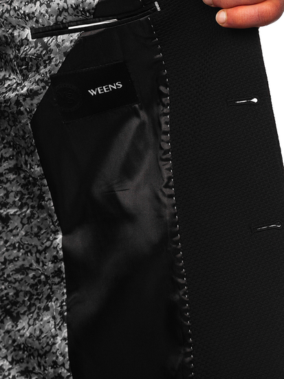 Crni elegantni muški sako Bolf 025