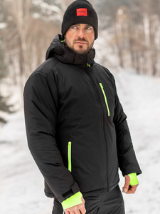 Crna jakna muška zimska sportska Bolf HH011