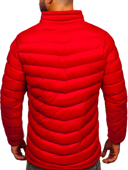 Jakna muška zimska sportska prošivena crvena Bolf 1100