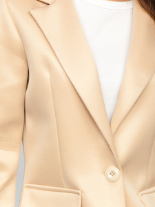 Bež kratki ženski kaput Bolf 20672