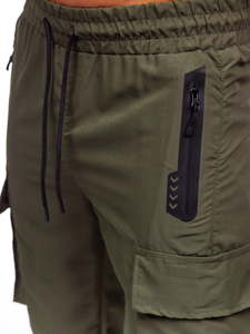 Zelene cargo muške jogger trenirka hlače Bolf HSS297