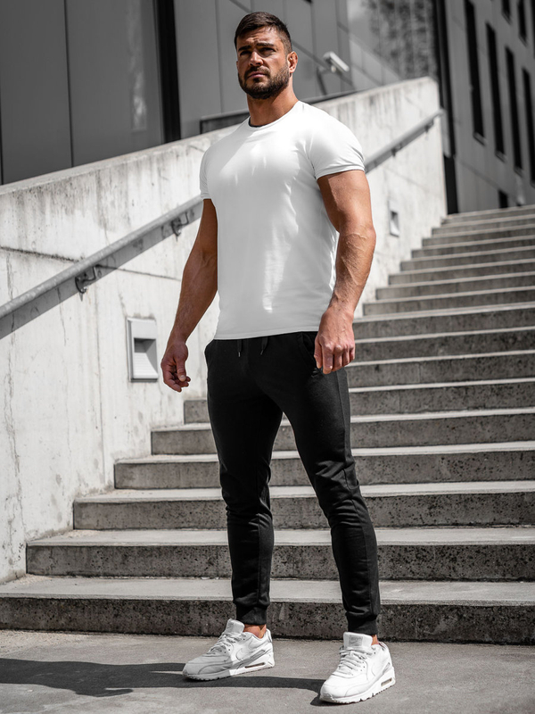 Crne sportske muške jogger hlače Bolf XW02A