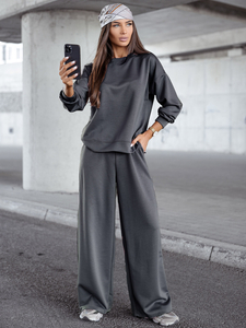 Ženski dvodijelni trenirke komplet grafitni Bolf 821111