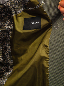 Zeleni dvoredni elegantni muški sako Bolf 005