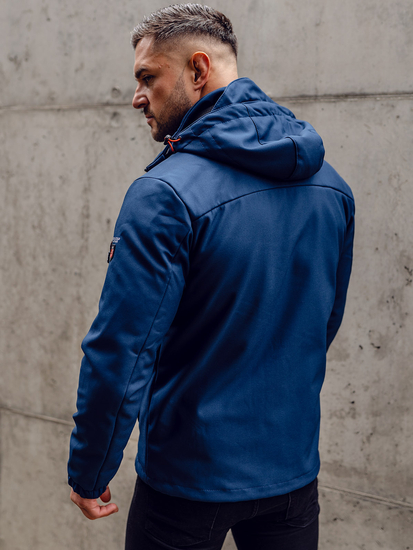 Muška lagana softshell jakna Mornarsko plava Bolf BK122A