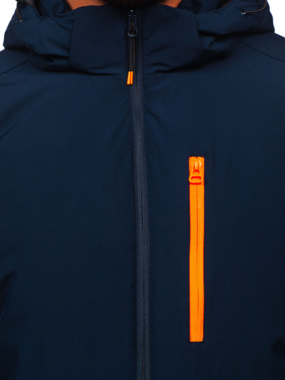 Tamnoplava jakna muška zimska sportska Bolf HH011