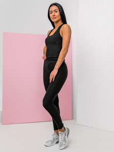 Crni dvodijelni ženski set dukseva Bolf YW88037