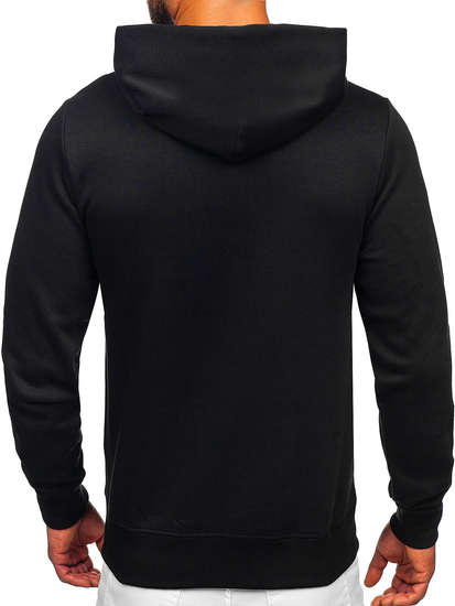 Crna muška majica s kapuljačom s printom Tommy Hilfiger MW0MW29301