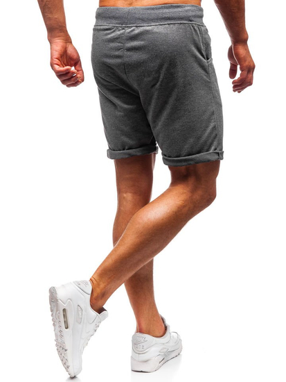 Muške trenirka kratke hlače grafitne Bolf B1001