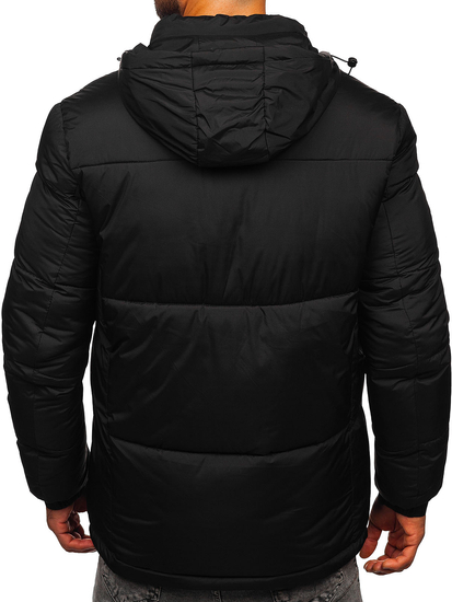 Muška prošivena zimska jakna Crna Bolf 31M5033