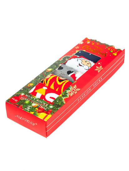 Muške božićne čarape višebojne-2 Bolf M898-7P-1 7 PACK