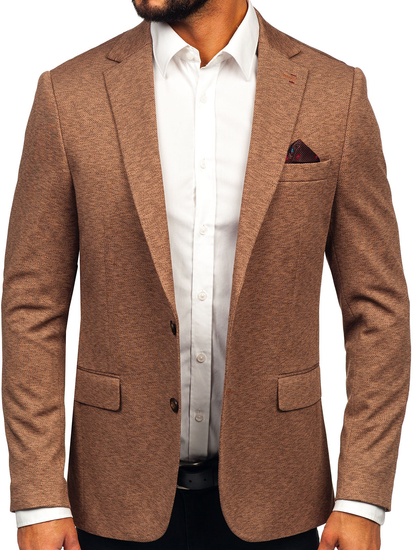 Muški ležerni sako Smeđa Bolf 24401