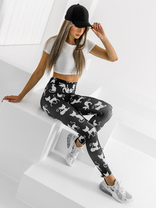 Crne tajice ženske Bolf 20703