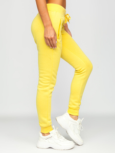 Žute ženske sportske hlače Bolf CK-01-33