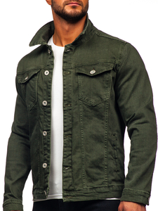 Kaki muška traper jakna Bolf 200