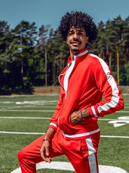 Muška sportska odjeća Crvena Bolf 8C99A