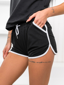 Ženske kratke hlače Crna Bolf 8K208A1