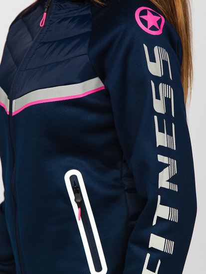 Ženska prijelazna majica-jakna tamnoplava Bolf KSW4012A1