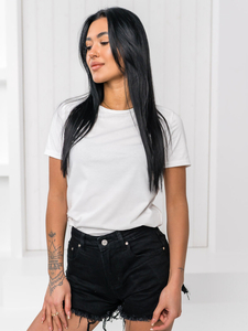 Bijela majica za žene bez printa Bolf SD211