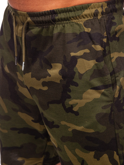 Kaki kratke hlače camo za muškarce Bolf 8K283