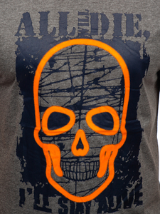 Antracit majica muška s printom Bolf Y70007