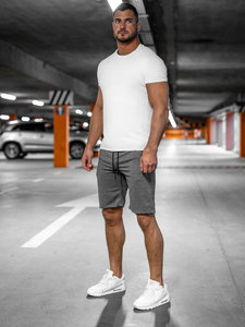 Grafitne sportske kratke hlače muške Bolf JX711