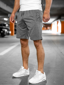 Grafitne sportske kratke hlače muške Bolf 8K100A