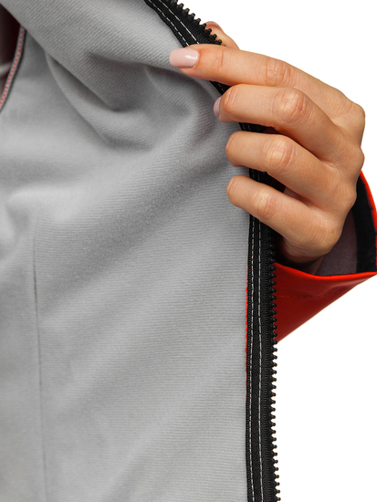 Narančasta jakna ženska prijelazna softshell Bolf S010