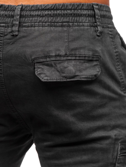 Grafitne joggerice cargo muške Bolf 8983