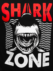 Crna majica muška s printom Bolf KS2652