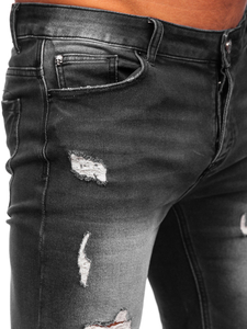 Crne kratke traper hlače muške Bolf MP0061N