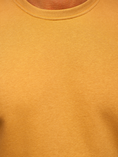 Smeđa muška dukserica bez kapuljače Bolf 2001