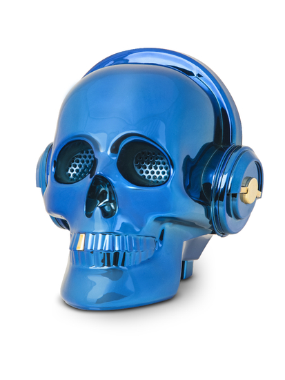 Plavi bežični lubanja bluetooth zvučnik E80