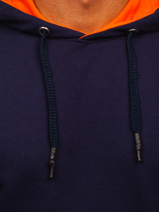 Dukserica s kapuljačom muška granatowa Bolf 145369