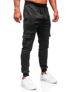 Crne sportske muške cargo hlače Bolf K10287