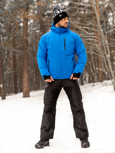 Plava jakna muška zimska sportska Bolf HH011