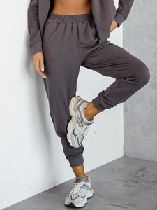 Ženski dvodijelni trenirke komplet s kapuljačom grafitni Bolf 821110