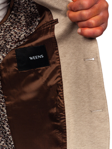 Muški ležerni sako Beige Bolf 24401
