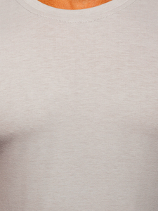 Muška majica bez printa svijetlosiva Bolf 2005