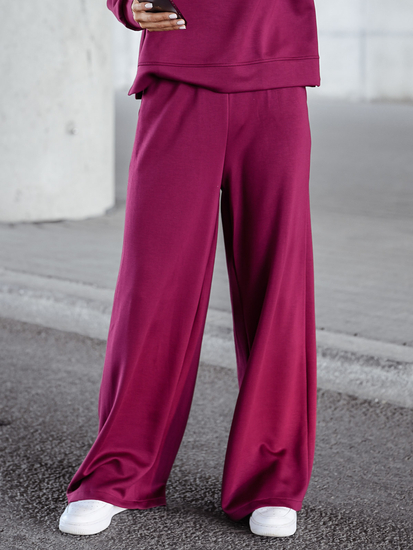 Ženski dvodijelni trenirke komplet bordo Bolf 821111