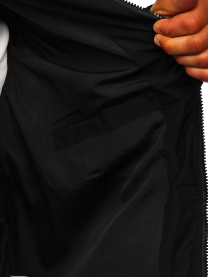 Muška prošivena zimska jakna Crna Bolf 31M5003