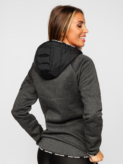 Ženska prijelazna majica-jakna crna Bolf KSW4004