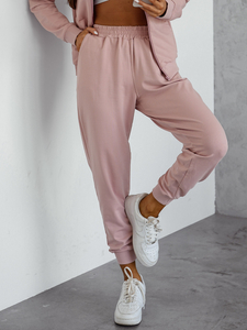 Ženski dvodijelni trenirke komplet s kapuljačom puderasti Bolf 821110