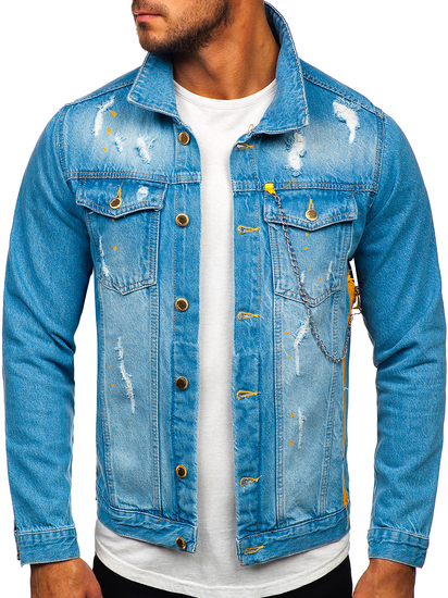 Plava od trapera jakna muška Bolf 3-4