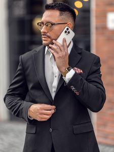 Crni muški casual sako Bolf 24401