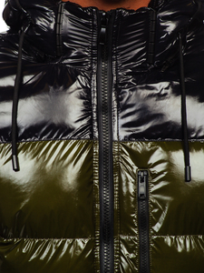 Zelena prošivena jakna muška zimska Bolf 6462