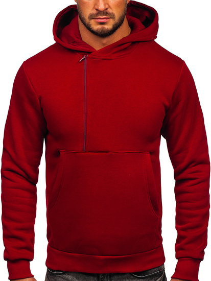 Bordo dukserica ženska s kapuljačom Bolf 02