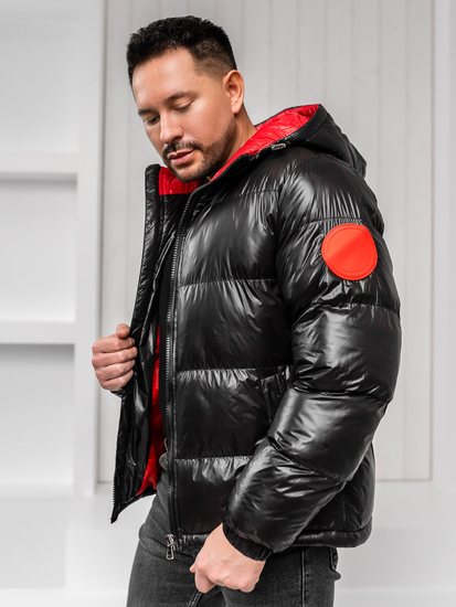 Muška prošivena zimska jakna Crna Bolf 5M3198
