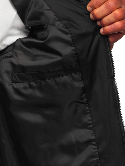 Muška prošivena jakna Crna Bolf 31M5065