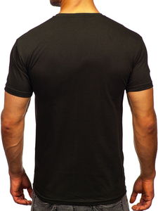 Kaki pamučna majica muška bez printa Bolf 192397